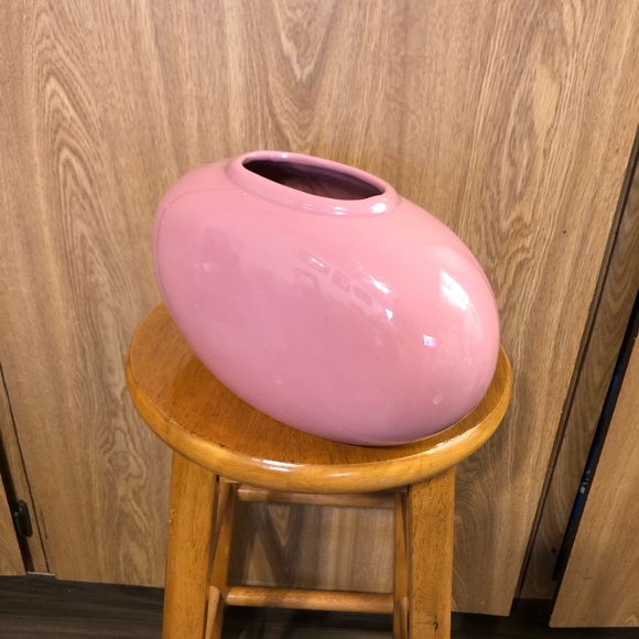 Vintage Pink Oval Vase - Picture 3 of 4